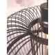 Pendule, Lustre suspendate - Lustra eco din bambus Hokkaido L 38cm, negru