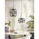 Pendule, Lustre suspendate - Lustra eco din bambus Hokkaido L 38cm, negru
