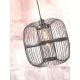 Pendule, Lustre suspendate - Lustra eco din bambus Hokkaido L 38cm, negru