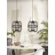 Pendule, Lustre suspendate - Lustra eco din bambus Hokkaido L 38cm, negru