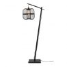 Lampa de podea eco din bambus Hokkaido L 38cm, negru
