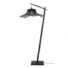 Lampa de podea din bambus Ibiza L 65cm, negru