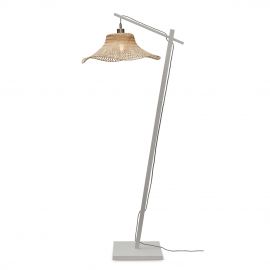 Lampadare - Lampa de podea din bambus Ibiza S 50cm, alb/ natur