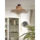 Plafoniere - Plafoniera din bambus Ibiza L 65cm, negru/ natur