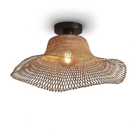 Plafoniere - Plafoniera din bambus Ibiza S 50cm, natur