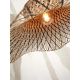Pendule, Lustre suspendate - Lustra suspendata din bambus Ibiza S 50cm, natur/ negru