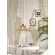 Pendule, Lustre suspendate - Lustra suspendata din bambus Ibiza S 50cm, natur/ negru