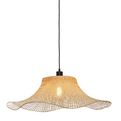 Pendule, Lustre suspendate - Lustra suspendata din bambus Ibiza L 65cm, natur