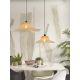 Pendule, Lustre suspendate - Lustra suspendata din bambus Ibiza L 65cm, natur