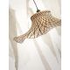 Pendule, Lustre suspendate - Lustra suspendata din bambus Ibiza L 65cm, natur/ negru