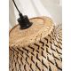 Pendule, Lustre suspendate - Lustra suspendata din bambus Ibiza L 65cm, natur/ negru