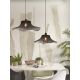 Pendule, Lustre suspendate - Lustra suspendata din bambus Ibiza L 65cm, negru