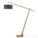 Lampadare - Lampadar eco din bambus Montblanc 4723 natur/ gri inchis
