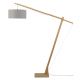 Lampadare - Lampadar eco din bambus Montblanc 4723 natur/ gri deschis
