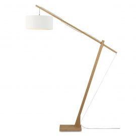 Lampadare - Lampadar eco din bambus Montblanc 4723 natur/ alb