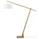 Lampadare - Lampadar eco din bambus Montblanc 4723 natur/ alb