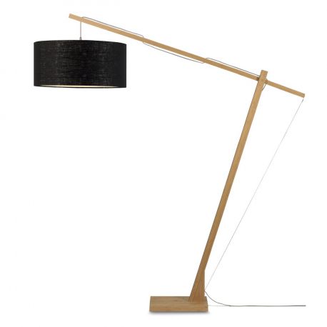 Lampadare - Lampadar eco din bambus Montblanc 6030 natur/ negru