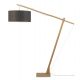 Lampadare - Lampadar eco din bambus Montblanc 6030 natur/ gri inchis