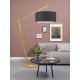 Lampadare - Lampadar eco din bambus Montblanc 6030 natur/ gri inchis