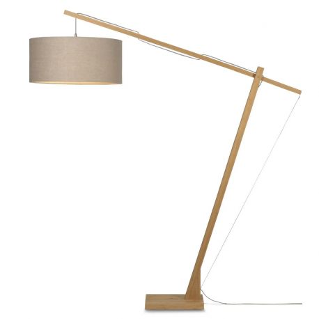 Lampadare - Lampadar eco din bambus Montblanc 6030 natur/ in inchis