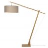 Lampadar eco din bambus Montblanc 6030 natur/ in inchis