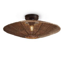 Plafoniere - Plafoniera eco din iuta Iguazu L disc 55cm, natur