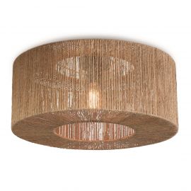 Plafoniere - Plafoniera eco din iuta Iguazu round 60cm, natur