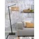 Lampadare - Lampa de podea eco din iuta Iguazu 50cm negru/ natur