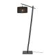 Lampadare - Lampa de podea eco din iuta Iguazu S 30cm, negru