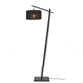 Lampadare - Lampa de podea eco din iuta Iguazu S 30cm, negru