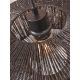 Lampadare - Lampa de podea eco din iuta Iguazu S 30cm, negru
