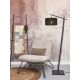 Lampadare - Lampa de podea eco din iuta Iguazu S 30cm, negru