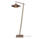 Lampa de podea eco din iuta Iguazu S 40cm, negru/ natur