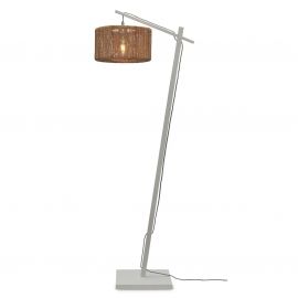 Lampadare - Lampa de podea eco din iuta Iguazu S 30cm, alb/ natur