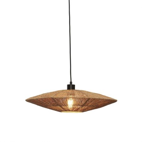 Pendule, Lustre suspendate - Lustra suspendata eco din iuta Iguazu disc 55cm