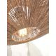 Pendule, Lustre suspendate - Lustra suspendata eco din iuta Iguazu disc 55cm