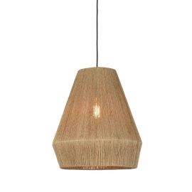 Pendule, Lustre suspendate - Lustra suspendata eco din iuta Iguazu S conic 40cm