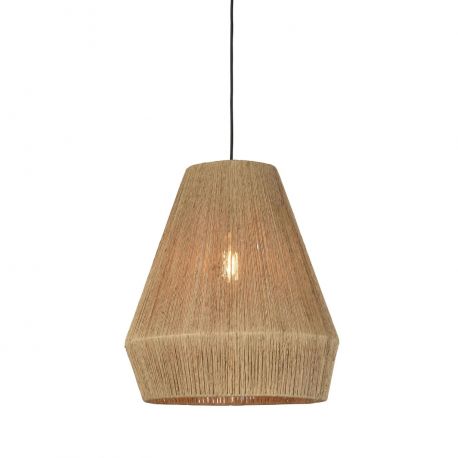 Pendule, Lustre suspendate - Lustra suspendata eco din iuta Iguazu S conic 40cm