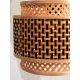 Plafoniere - Plafoniera eco din bambus Bhutan S round negru/ natur