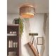 Plafoniere - Plafoniera eco din bambus Bhutan L round negru/ natur