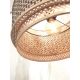 Plafoniere - Plafoniera eco din bambus Bhutan L round negru/ natur