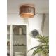 Plafoniere - Plafoniera eco din bambus Bhutan L round negru/ natur