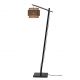 Lampadare - Lampa de podea eco din bambus Bhutan S 25x20, negru/ natur