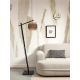 Lampadare - Lampa de podea eco din bambus Bhutan S 25x20, negru/ natur