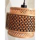 Lampadare - Lampa de podea eco din bambus Bhutan S 25x20, negru/ natur
