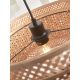 Lampadare - Lampa de podea eco din bambus Bhutan S 25x20, negru/ natur