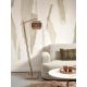 Lampadare - Lampa de podea eco din bambus Bhutan S 25x20, negru/ natur