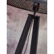 Lampadare - Lampadar eco din bambus Java 4-legs bl/50x22, negru/ natur