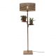 Lampadar eco din bambus cu 2 rafturi Java nat/50x22, natur/ negru