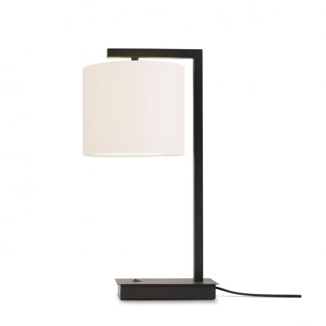 Veioze - Veioza, Lampa de masa moderna Boston negru/ alb